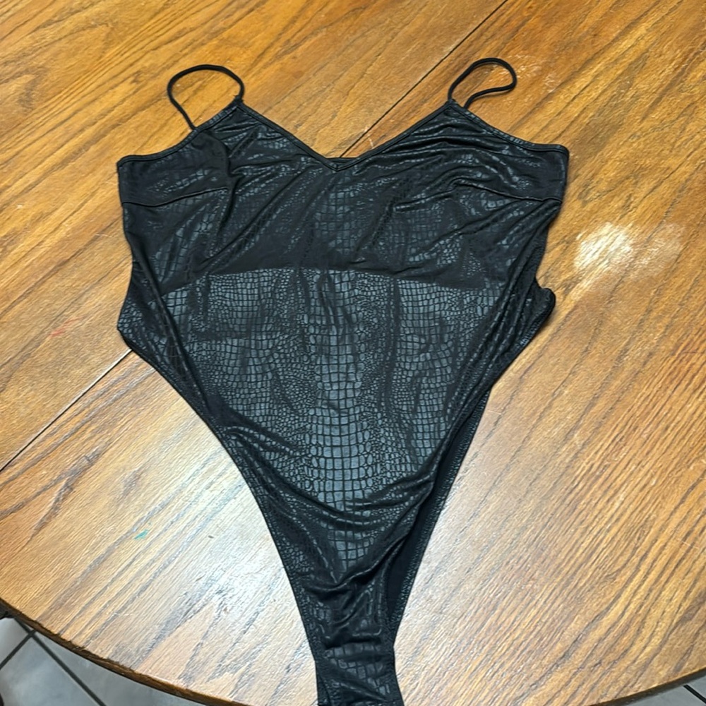 Snakeskin bodysuit